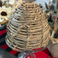 Set of 2 Decorative Bee Skep Baskets - The Mustard Seed Collection, The Seed