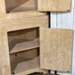 Set of 2 Stackable Corner Pine Cabinets - The Mustard Seed Collection, The Seed