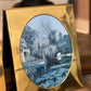 Set of 3 Gold Frames with Magazine Cut-Outs 