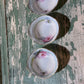 Set of 3 Nippon Hand Paited 1920Хs Salt Cellars Bone China