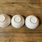 Set of 3 White Prep Dishes