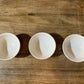 Set of 3 White Prep Dishes