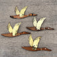 Set of 4 Mid-Century Soaring Ducks 