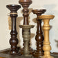 Set of 5 Wooden Candle Holders - The Mustard Seed Collection, The Seed