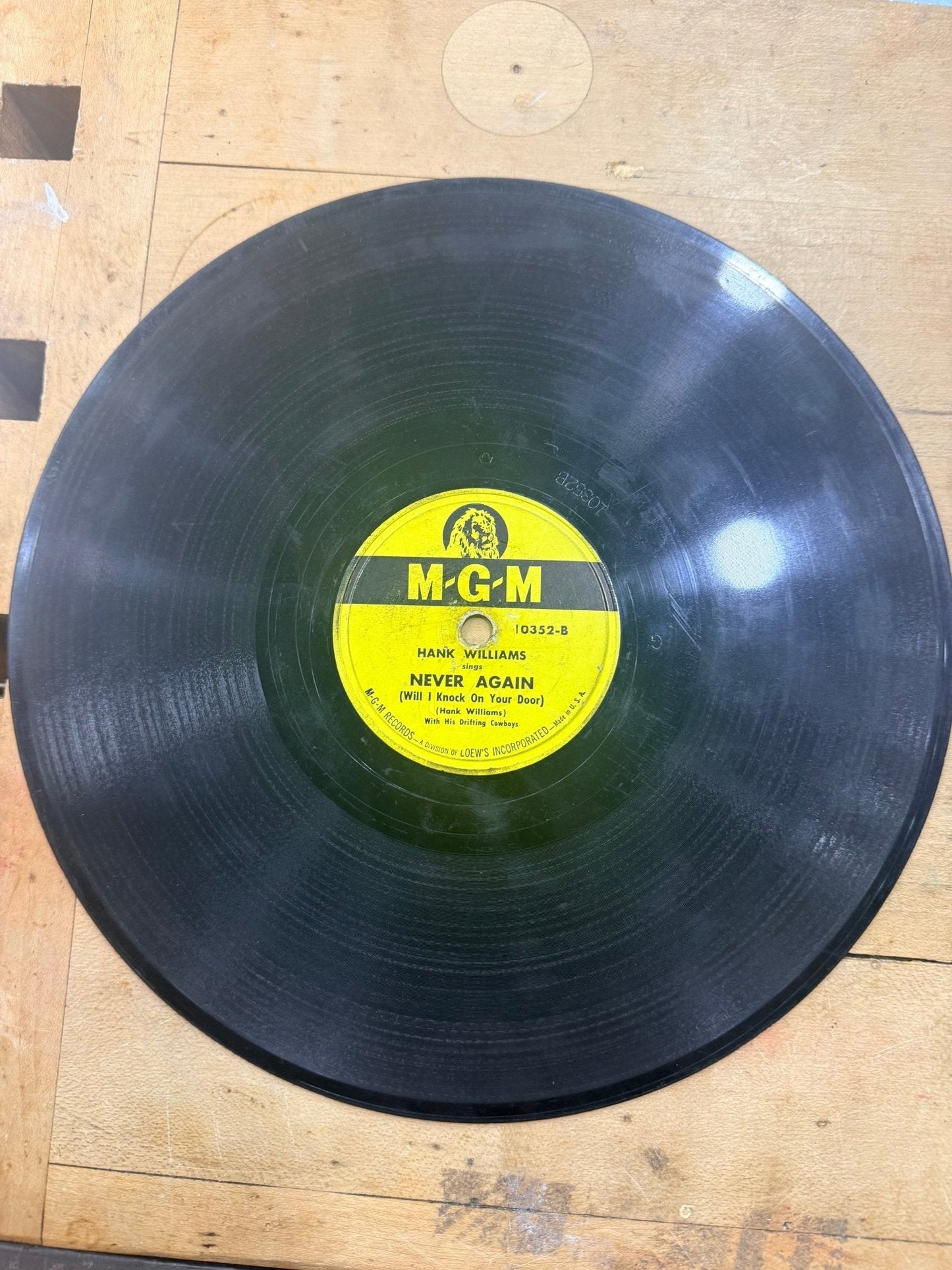 Set of 6 Hank Williams 78 Records 