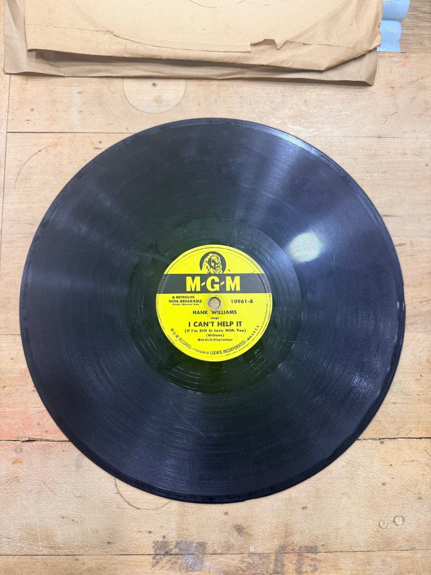 Set of 6 Hank Williams 78 Records 