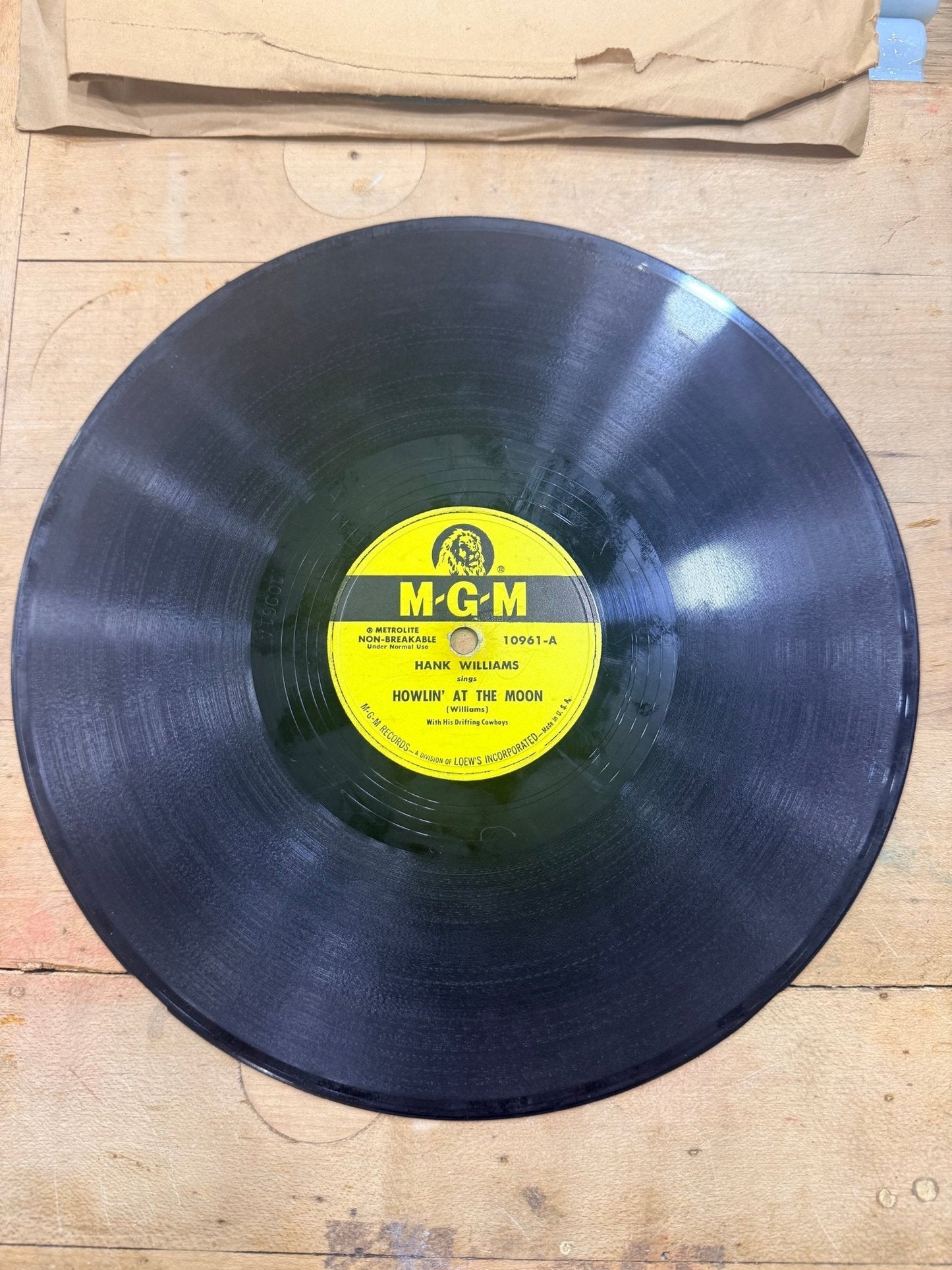 Set of 6 Hank Williams 78 Records 