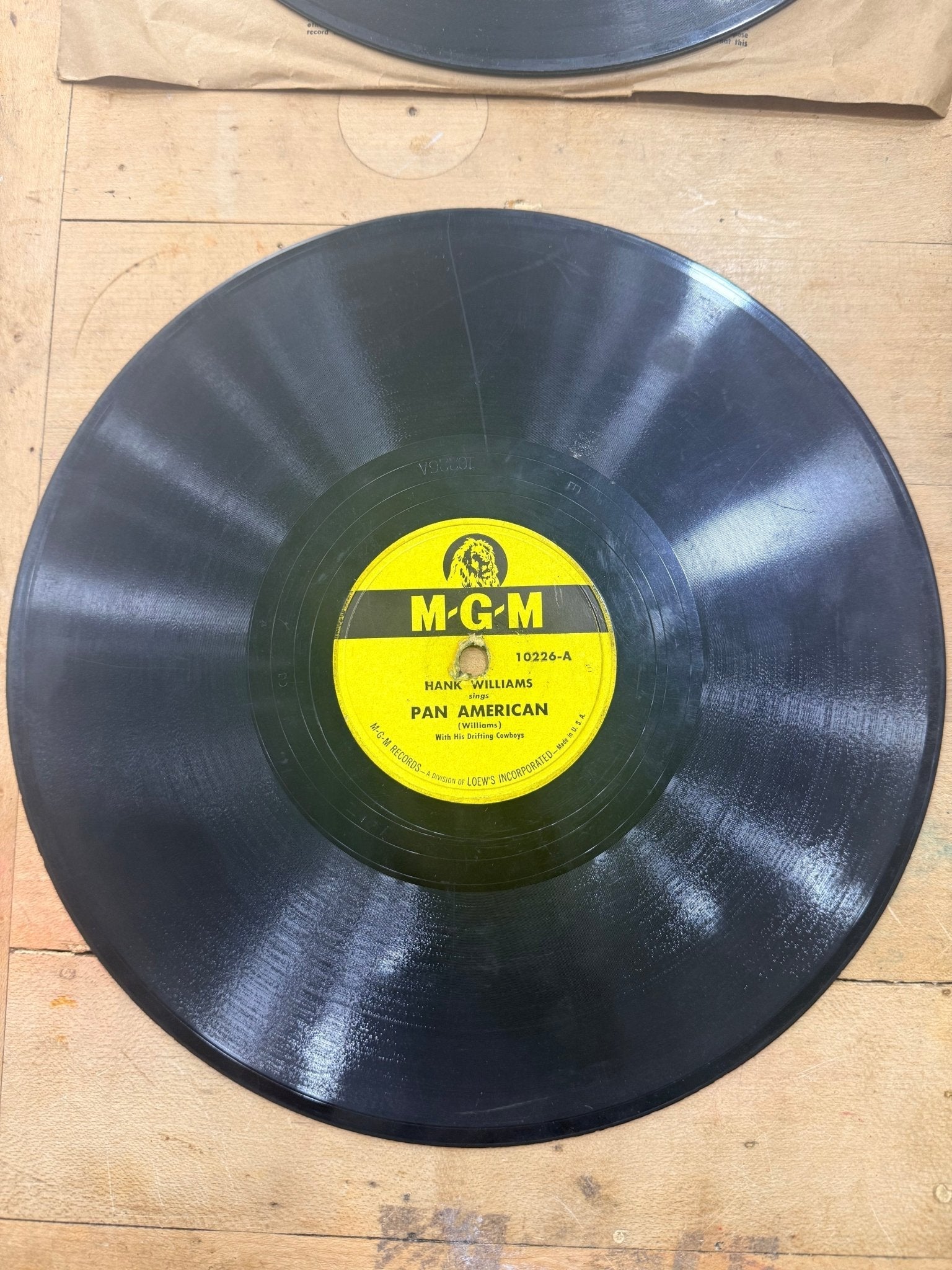 Set of 6 Hank Williams 78 Records 