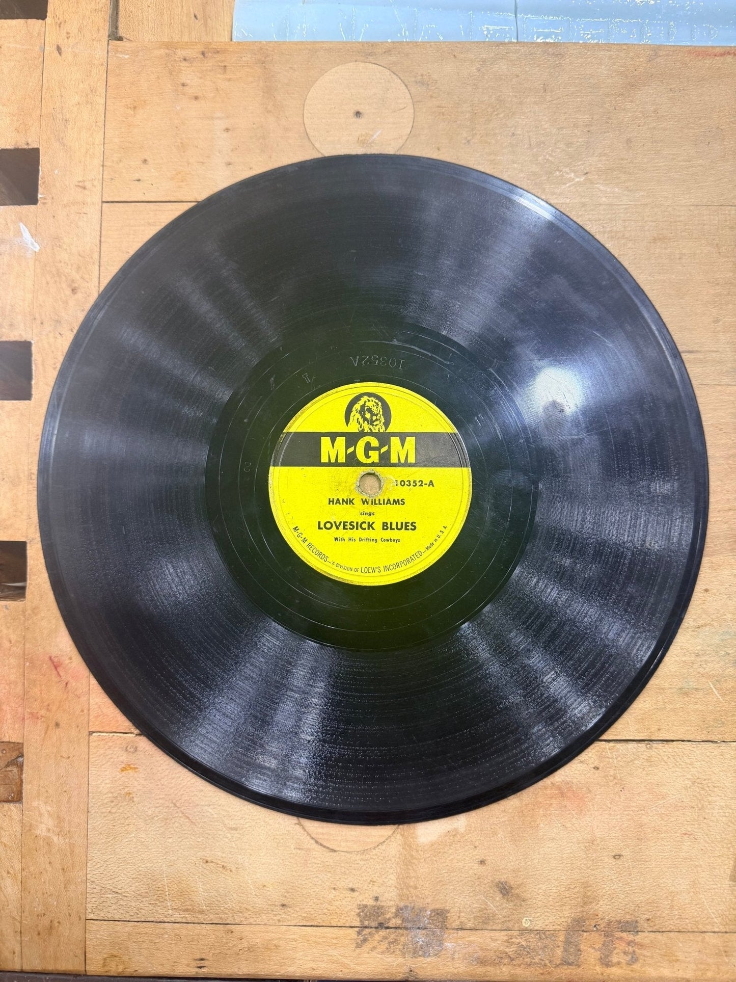 Set of 6 Hank Williams 78 Records 