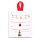 Set Of Three Chain Link Christmas Pendant Necklaces - The Mustard Seed Collection, The Seed