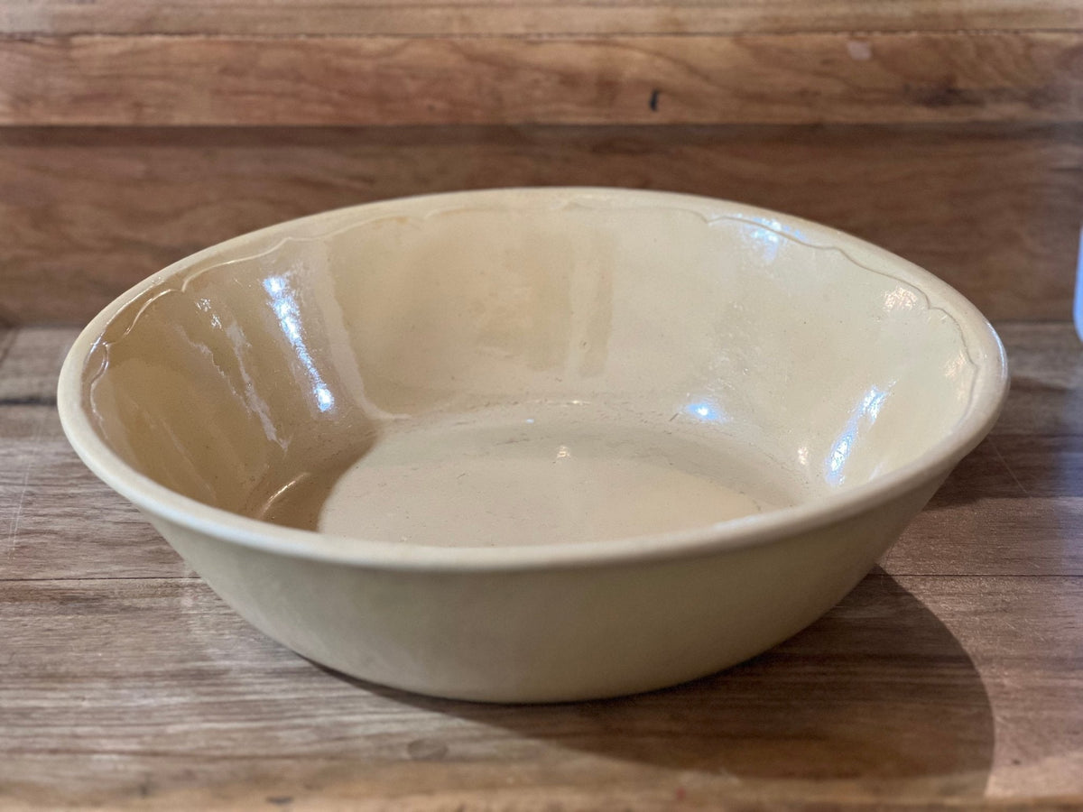 Sharpes Warranted Fireproof Yellow Ware Bowl - The Mustard Seed Collection, The Seed