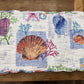 Sigrid Olsen Home Coastal Quilted Placemats – Set of 8 – "Saint-Jacques" Sea Life Design (19" x 12")