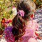 Silk Hair Scrunchie | Large | Rose All Day - The Mustard Seed Collection, The Seed