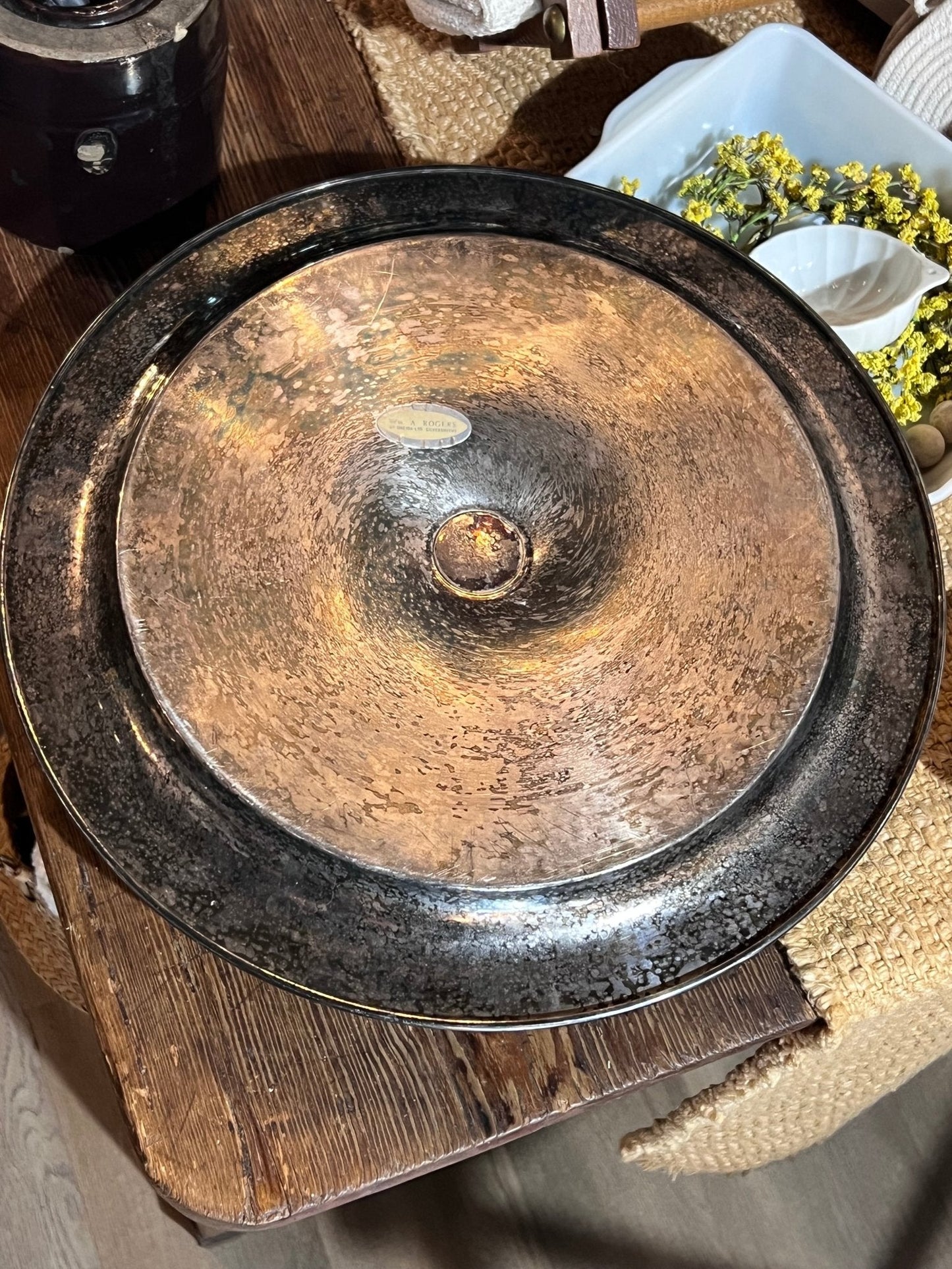 Silver-Plated Serving Platter - The Mustard Seed Collection, The Seed