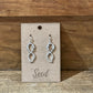 Silver-Toned Infinity Dragon Earrings 