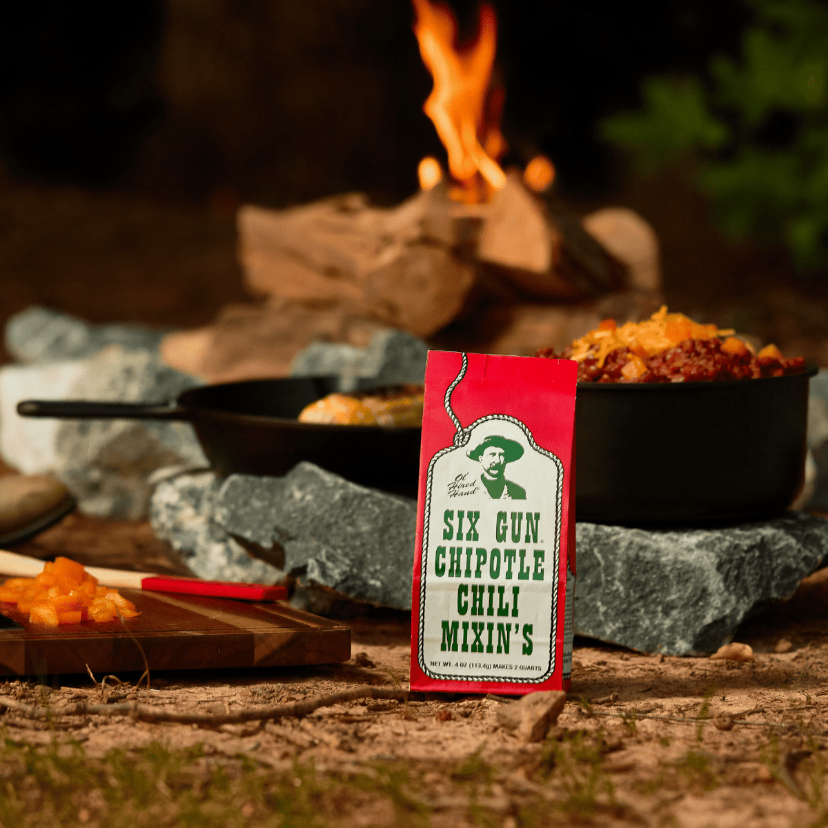 Six Gun Chipotle Chili Mixin’s – Smoky Texas Chili Seasoning - The Mustard Seed Collection, The Seed