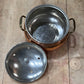Small Copper Bowl with Handles 
