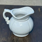 Small McCoy White Fluted Pitcher