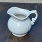Small McCoy White Fluted Pitcher