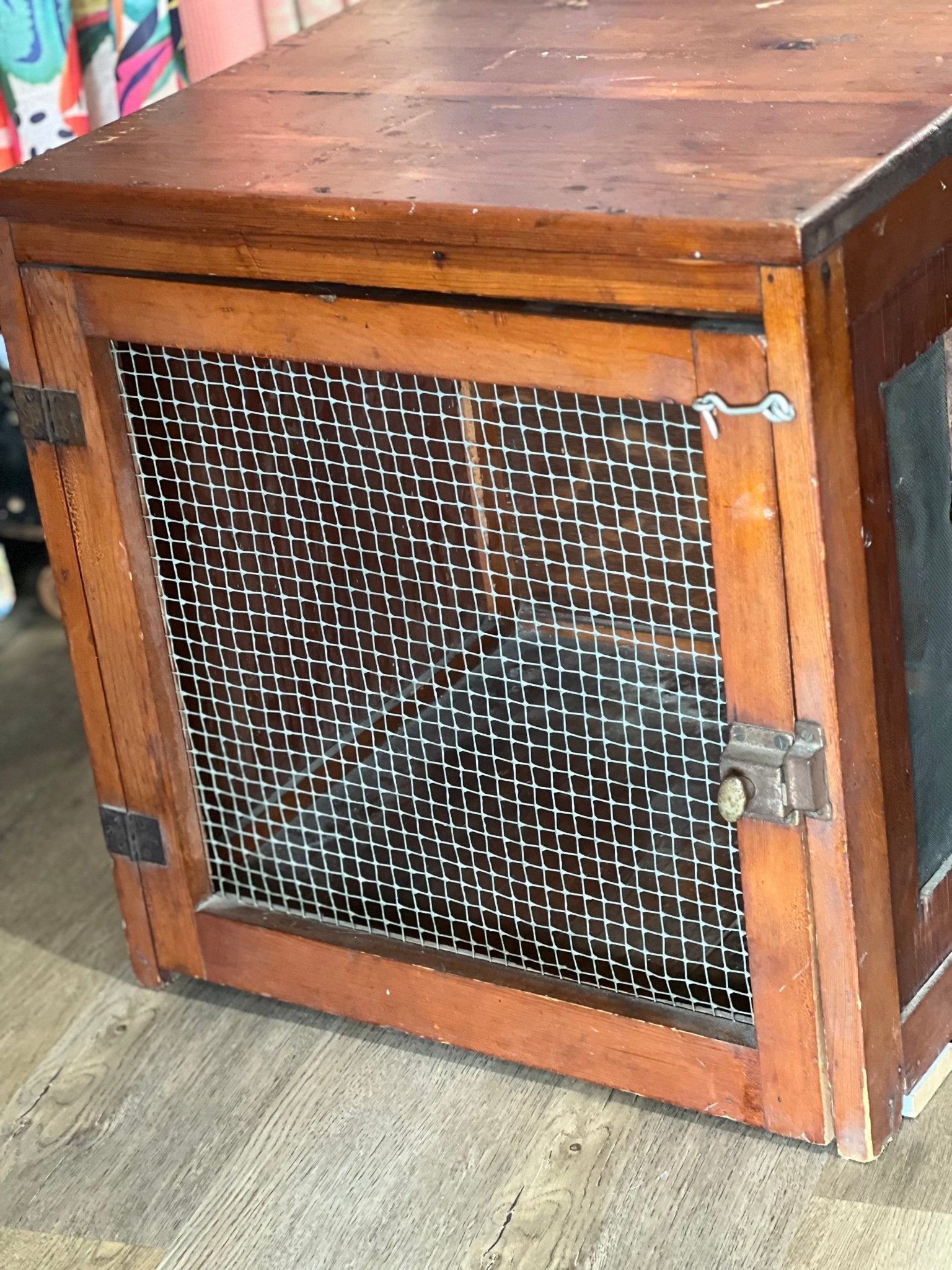 Small Square Pie Safe - The Mustard Seed Collection, The Seed
