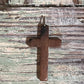 Small Wooden Cross Pendant