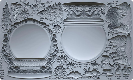 Snow Globes 6X10 IOD Mould - The Mustard Seed Collection, The Seed