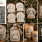 Snow Globes IOD Mould 6x10 | Iron Orchid Designs Decorative Casting MouldMoulds