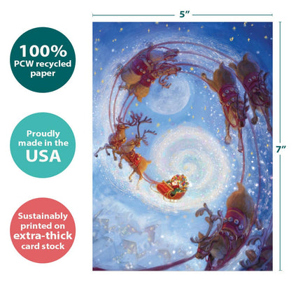 Soaring Santa Christmas - The Mustard Seed Collection, The Seed