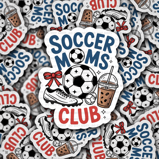 Soccer Moms Club sticker - The Mustard Seed Collection, The Seed