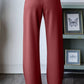 Solid Modal Tech Elastic Waist Pants with Pockets: Marsala