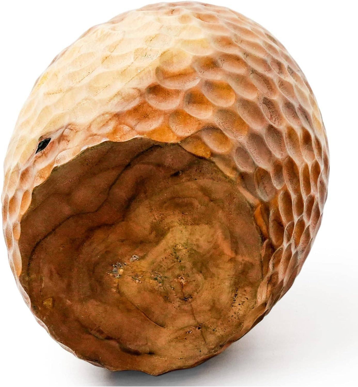 Solid Teak Wood Vase Teak Root Home Decor Flower Vase - The Mustard Seed Collection, The Seed