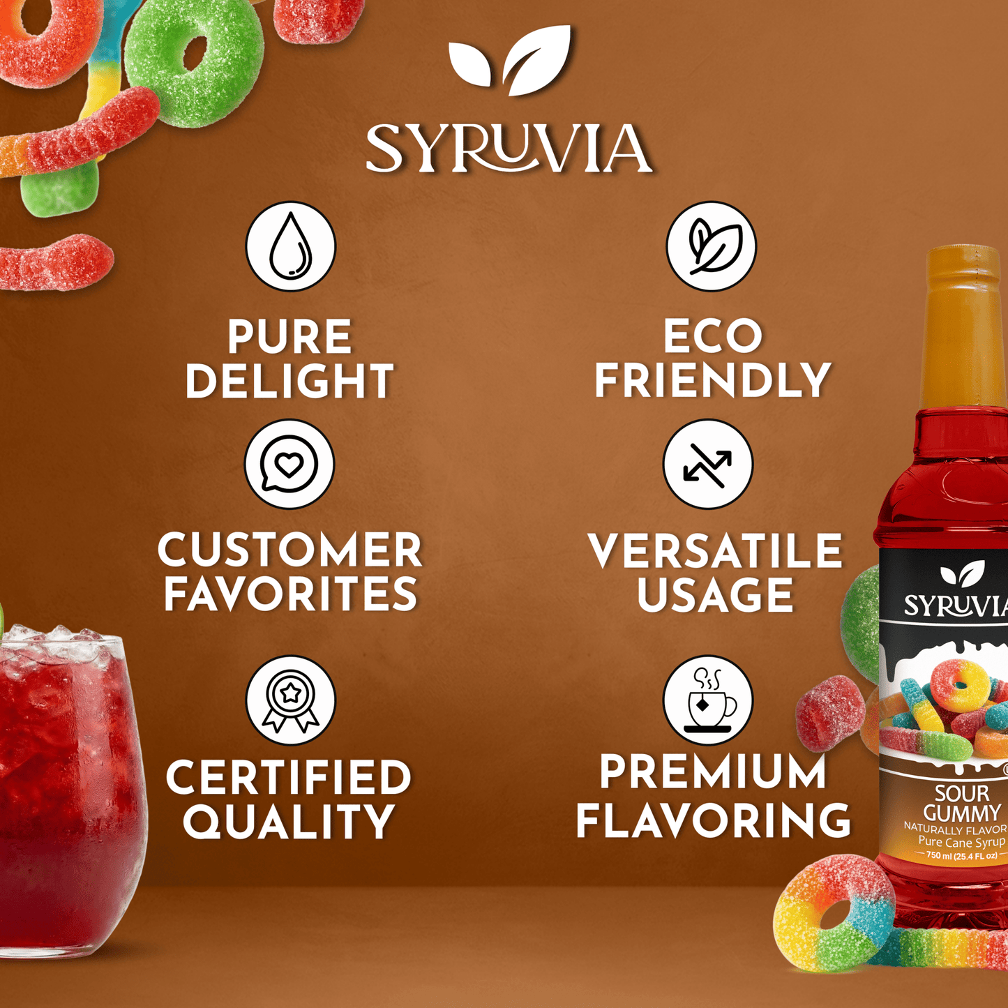 Sour Gummy Syrup - The Mustard Seed Collection, The Seed