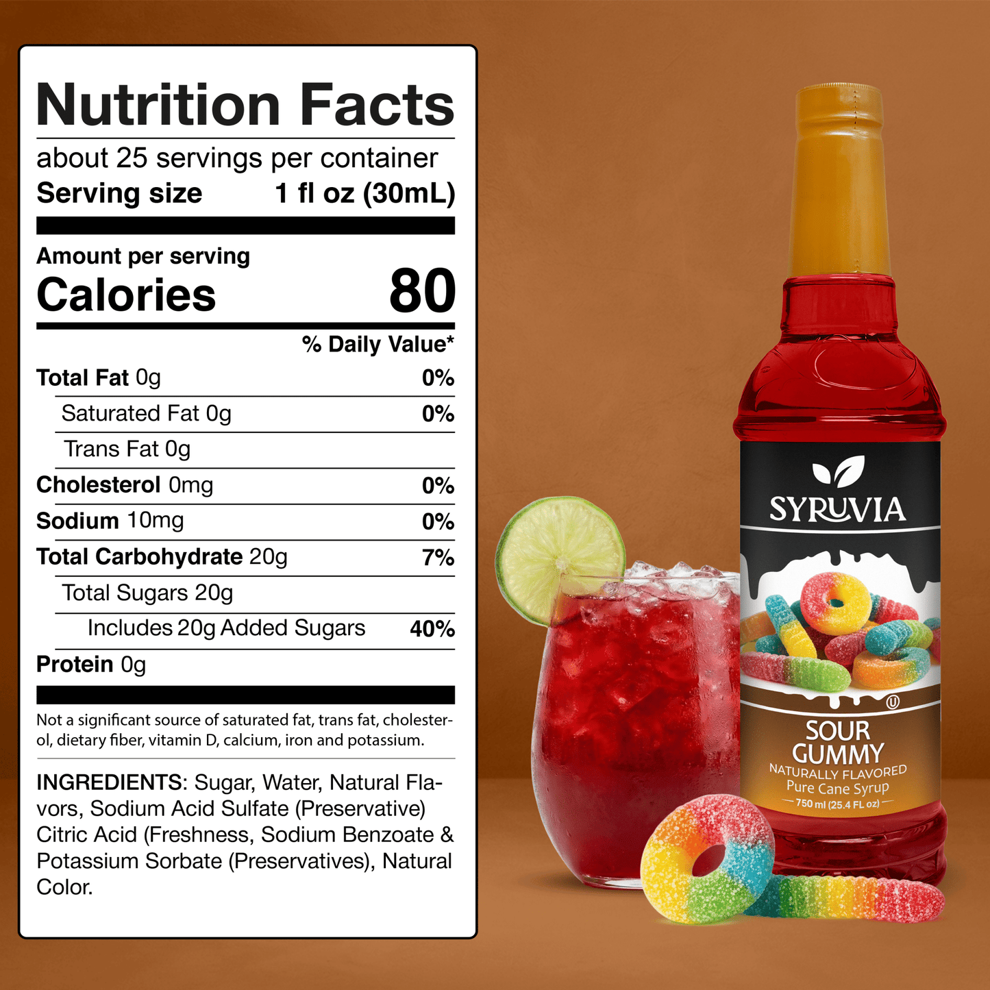 Sour Gummy Syrup - The Mustard Seed Collection, The Seed