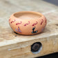 Southwestern-Style Hand-Painted Terracotta Storyteller Bowl (2" x 4.25")