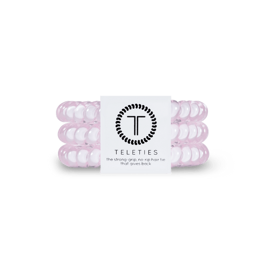 Spiral Hair Coils | Small | Rose Water Pink Hair Ties - The Mustard Seed Collection, The Seed