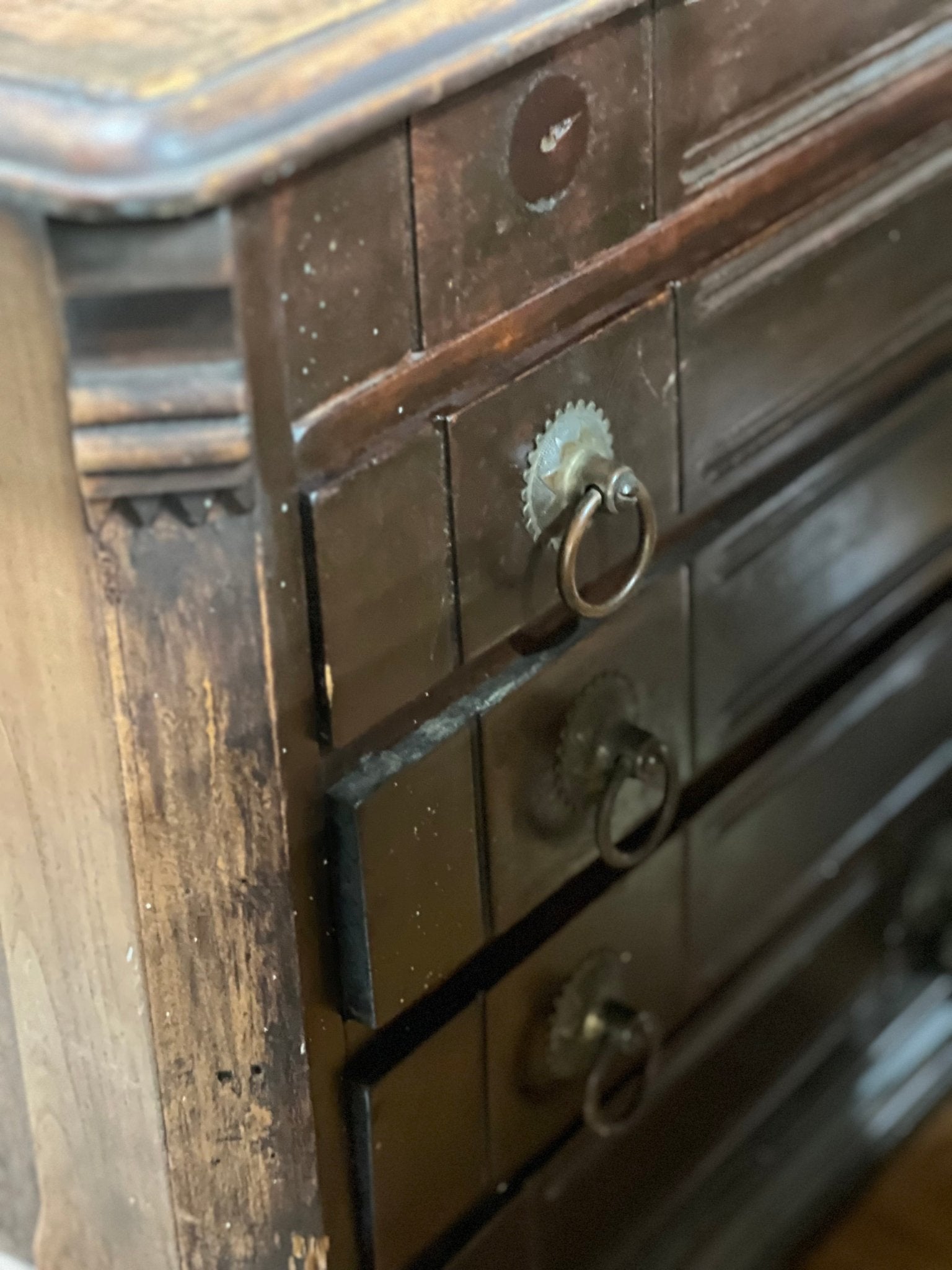 Spool Cabinet with Drawers - The Mustard Seed Collection, The Seed