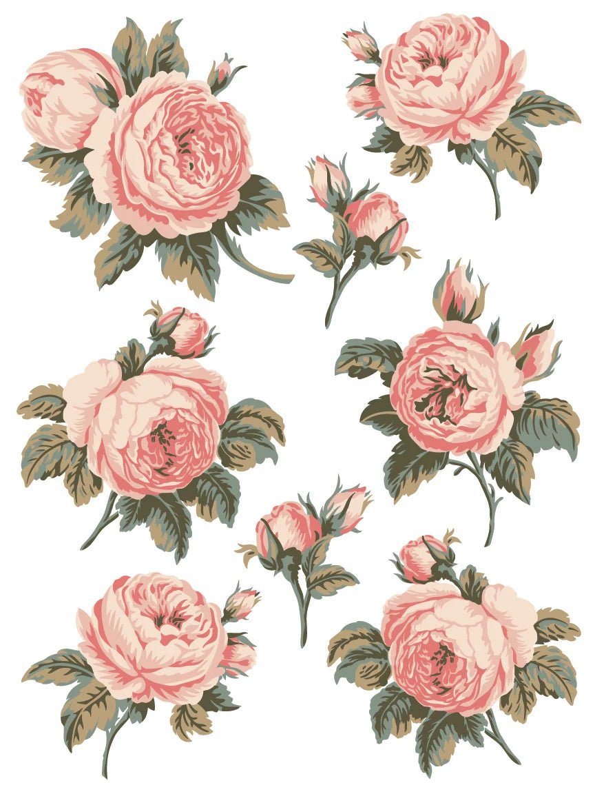 Spring Melody IOD Paint Inlay 12x16 | Iron Orchid Designs DIY Furniture Decorcraft
