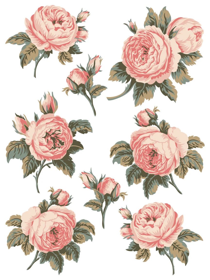 Spring Melody IOD Paint Inlay 12x16 | Iron Orchid Designs DIY Furniture Decorcraft