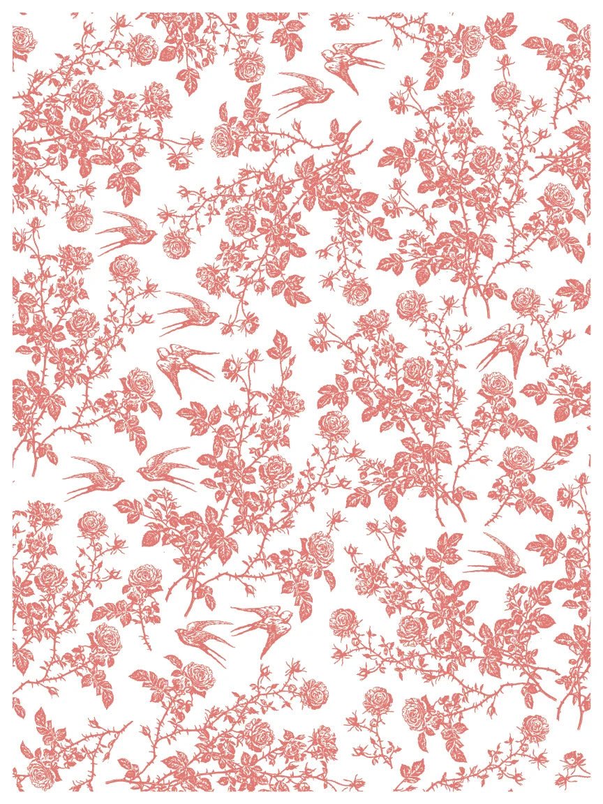 Spring Melody IOD Paint Inlay 12x16 | Iron Orchid Designs DIY Furniture Decorcraft