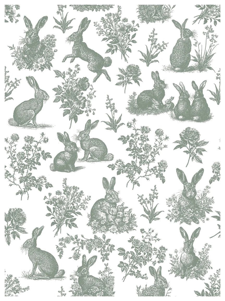 Spring Melody IOD Paint Inlay 12x16 | Iron Orchid Designs DIY Furniture Decorcraft