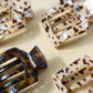 Square Flat Hair Clip | Med. | Blonde Tortoise - The Mustard Seed Collection, The Seed