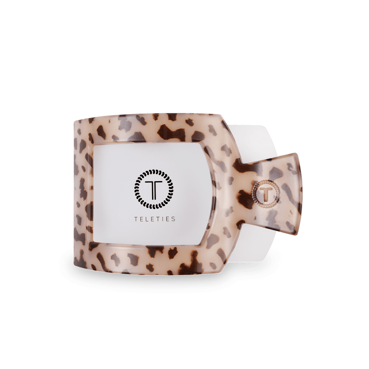 Square Flat Hair Clip | Med. | Blonde Tortoise - The Mustard Seed Collection, The Seed