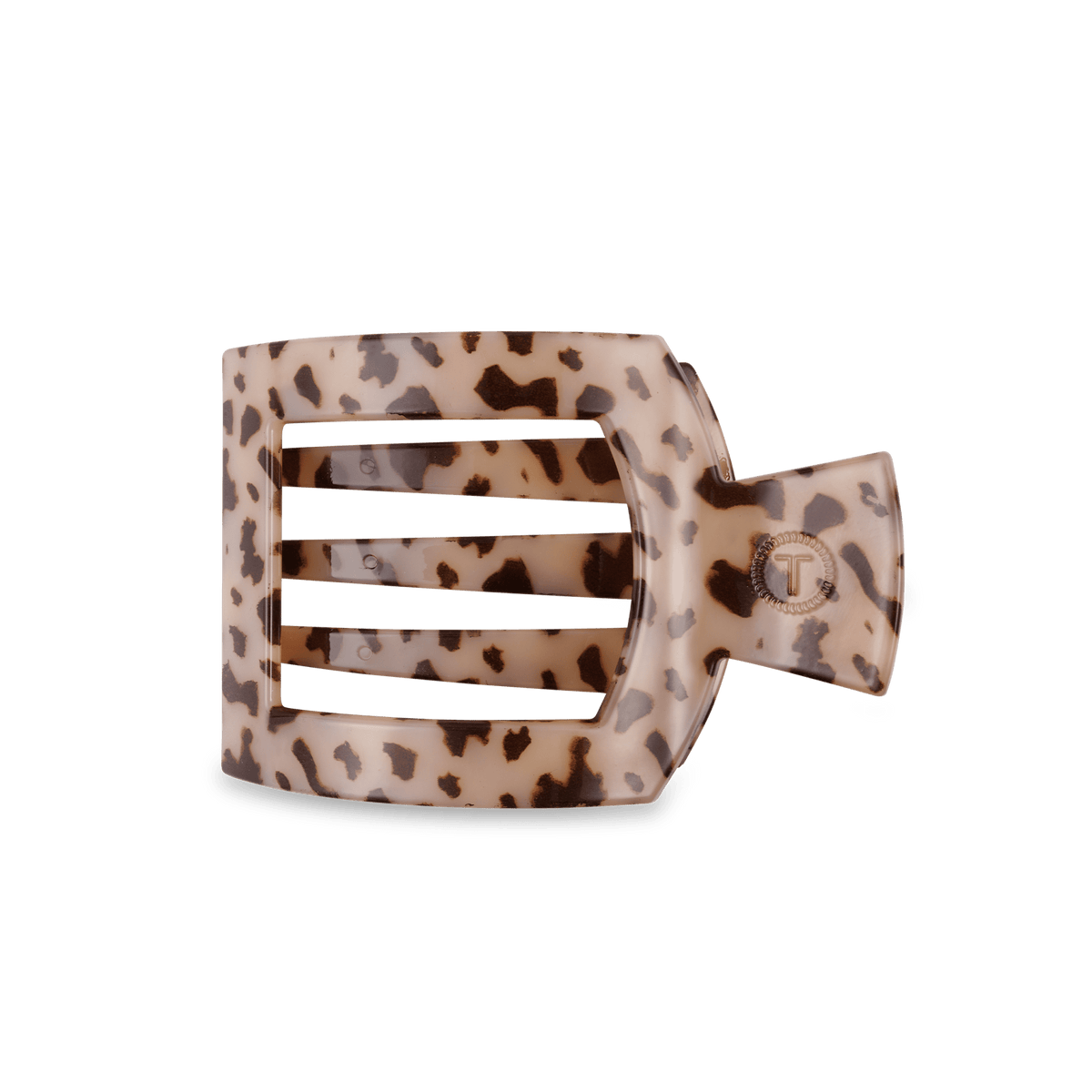 Square Flat Hair Clip | Med. | Blonde Tortoise - The Mustard Seed Collection, The Seed