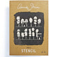 Stencil A3 Design Trees *
