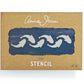 Stencil A4 Design Fish * - The Mustard Seed Collection, The Seed