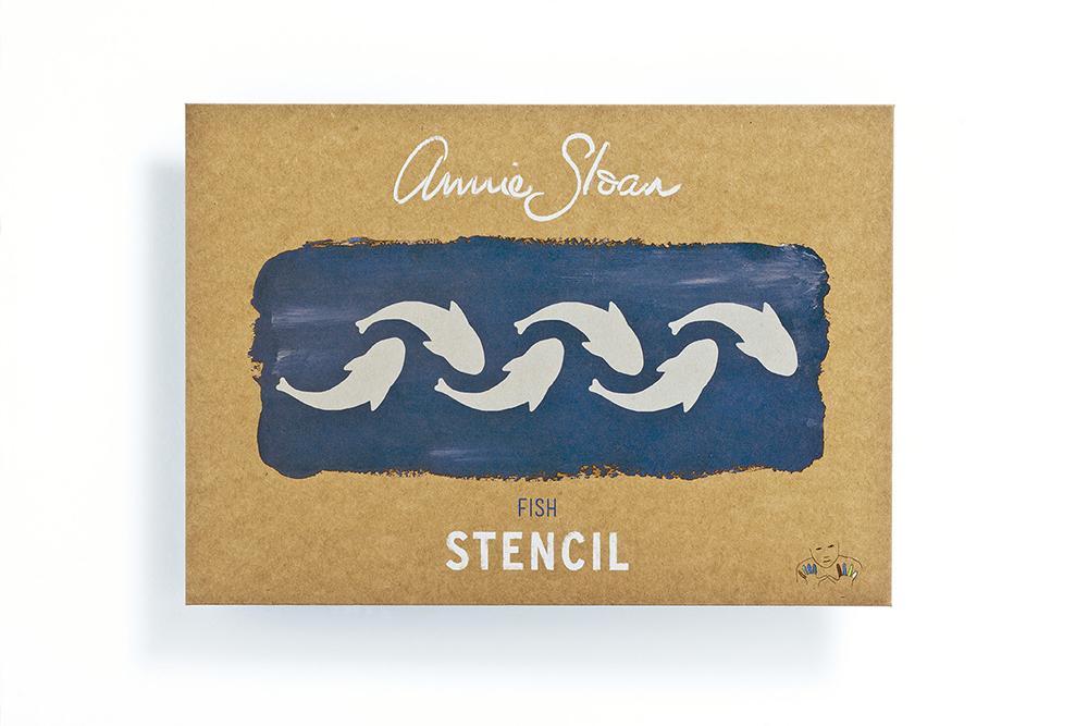 Stencil A4 Design Fish * - The Mustard Seed Collection, The Seed