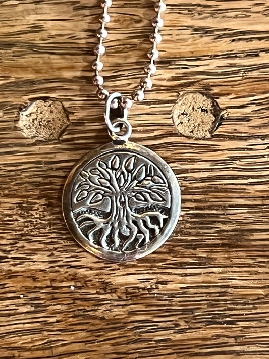 Sterling Silver Tree of Life Necklace 