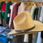 Straw Hat w/ Leather band - The Mustard Seed Collection, The Seed