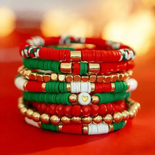 Stretchy Bracelet -Easy to Wear with a Bit of Shine | No Fuss Clasp, Perfect for Holidays & Everyday - The Mustard Seed Collection, The Seed