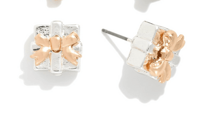 Stud Earrings: Christmas Tree or Presents - The Mustard Seed Collection, The Seed